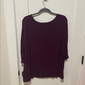 Piko 1988 Deep Purple Long Sleeve Top